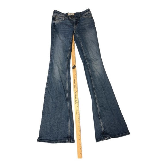 Free People We the Free Flare Jeans Size 25 KD1 - Picture 4 of 5